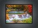 Ver imagem 4 de Quadro Decorativo Cachoeira Pedras Rio Paisagem Natureza Com Moldura G05