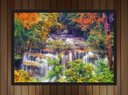 Ver imagem 2 de Quadro Decorativo Cachoeira Pedras Rio Paisagem Natureza Com Moldura G03