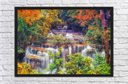 Ver imagem 3 de Quadro Decorativo Cachoeira Pedras Rio Paisagem Natureza Com Moldura G03