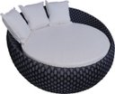 Ver imagem 1 de Chaise Trançado Orbit - Tecido Duna Cru