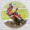 Ver imagem 4 de Relógio De Parede Motocross Motocicleta Decoração Salas Quartz