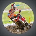 Ver imagem 2 de Relógio De Parede Motocross Motocicleta Decoração Salas Quartz