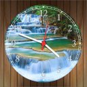 Ver imagem 3 de Relógio De Parede Cachoeira Paisagens Natureza Decoração Salas Cozinha Quartz