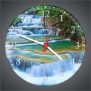 Ver imagem 2 de Relógio De Parede Cachoeira Paisagens Natureza Decoração Salas Cozinha Quartz