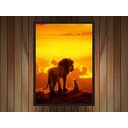 Ver imagem 2 de Quadro Decorativo O Rei Leão Desenho Séries Cinema Filmes Geek Salas Quartos Com Moldura G02