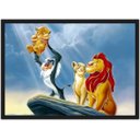 Ver imagem 1 de Quadro Decorativo O Rei Leão Desenho Séries Cinema Filmes Geek Salas Quartos Com Moldura G03