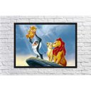 Ver imagem 4 de Quadro Decorativo O Rei Leão Desenho Séries Cinema Filmes Geek Salas Quartos Com Moldura G03