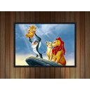 Ver imagem 2 de Quadro Decorativo O Rei Leão Desenho Séries Cinema Filmes Geek Salas Quartos Com Moldura G03