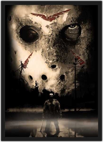 Quadro Cinema Filme Terror Jogos Mortais Jigsaw Geek Boneco