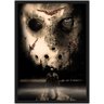 Quadro Decorativo Jason Séries Cinema Filmes Terror Geek Salas Quartos Com Moldura - 1