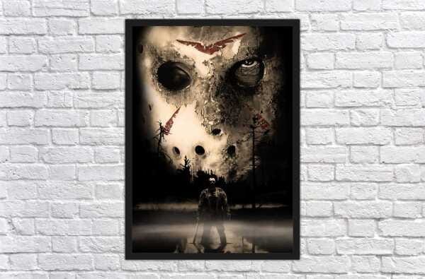 Quadro Cinema Filme Terror Jogos Mortais Jigsaw Geek Boneco