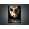 Quadro Decorativo Jason Séries Cinema Filmes Terror Geek Salas Quartos Com Moldura - 3