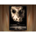 Ver imagem 2 de Quadro Decorativo Jason Séries Cinema Filmes Terror Geek Salas Quartos Com Moldura