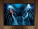 Ver imagem 3 de Quadro Decorativo O Predador Séries Cinema Filmes Geek Salas Quartos Com Moldura G02