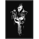 Ver imagem 1 de Quadro Decorativo O Justiceiro Séries Cinema Filmes Geek Salas Quartos Com Moldura G02