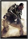 Ver imagem 1 de Quadro Decorativo Call Of Duty Lara Croft Jogos Games Salas Quartos Com Moldura G03