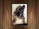 Ver imagem 3 de Quadro Decorativo Call Of Duty Lara Croft Jogos Games Salas Quartos Com Moldura G03