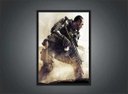 Ver imagem 2 de Quadro Decorativo Call Of Duty Lara Croft Jogos Games Salas Quartos Com Moldura G03