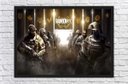 Ver imagem 3 de Quadro Decorativo Rainbow Six Jogos Games Salas Quartos Com Moldura G02