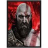 Quadro Decorativo God Of War Jogos Games Salas Quartos Com Moldura G01 - 1