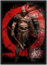 Ver imagem 1 de Quadro Decorativo God Of War Jogos Games Salas Quartos Com Moldura G02