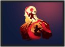 Ver imagem 1 de Quadro Decorativo God Of War Jogos Games Salas Quartos Com Moldura G02