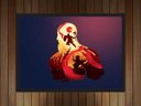 Ver imagem 2 de Quadro Decorativo God Of War Jogos Games Salas Quartos Com Moldura G02