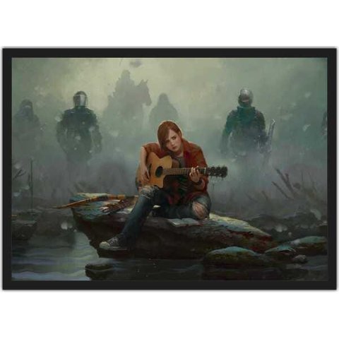 Quadro Decorativo The Last Of Us Jogos Games Salas Quartos Com Moldura G02