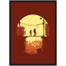 Quadro Decorativo The Last Of Us Jogos Games Salas Quartos Com Moldura G07 - 1