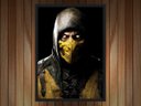 Ver imagem 2 de Quadro Decorativo Mortal Kombat Scorpions Jogos Games Salas Quartos Com Moldura G07