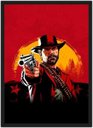 Ver imagem 1 de Quadro Decorativo Red Dead Redemption Jogos Games Salas Quartos Com Moldura G01