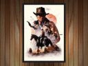 Ver imagem 2 de Quadro Decorativo Red Dead Redemption Jogos Games Salas Quartos Com Moldura G03