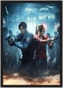 Ver imagem 1 de Quadro Decorativo Resident Evil Jogos Games Salas Quartos Com Moldura G02
