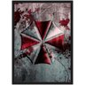 Quadro Decorativo Resident Evil Jogos Games Salas Quartos Com Moldura G03 - 1
