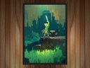 Ver imagem 2 de Quadro Decorativo Zelda Jogos Games Salas Quartos Com Moldura