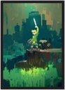 Ver imagem 1 de Quadro Decorativo Zelda Jogos Games Salas Quartos Com Moldura