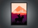 Ver imagem 4 de Quadro Decorativo Red Dead Redemption Jogos Games Salas Quartos Com Moldura G04