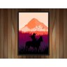 Quadro Decorativo Red Dead Redemption Jogos Games Salas Quartos Com Moldura G04 - 2
