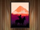 Ver imagem 2 de Quadro Decorativo Red Dead Redemption Jogos Games Salas Quartos Com Moldura G04