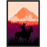 Quadro Decorativo Red Dead Redemption Jogos Games Salas Quartos Com Moldura G04 - 1