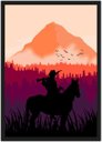 Ver imagem 1 de Quadro Decorativo Red Dead Redemption Jogos Games Salas Quartos Com Moldura G04