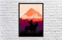 Ver imagem 3 de Quadro Decorativo Red Dead Redemption Jogos Games Salas Quartos Com Moldura G04
