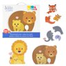 Quebra Cabeça Infantil de Madeira Bebe Animais e Filhotes - 1