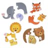 Quebra Cabeça Infantil de Madeira Bebe Animais e Filhotes - 3