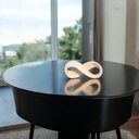 Ver imagem 4 de Escultura Infinito 2 Decoração em Cerâmica Bege Petra