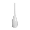 Ver imagem 1 de Garrafa Decorativa Tulipa G Enfeite Cerâmica Branco Brilho