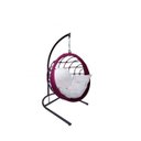 Ver imagem 1 de Balanço em Corda Náutica Vinho - Tecido Duna Cru