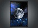 Ver imagem 3 de Quadro Decorativo Lua Galáxias Planetas Universo Espaço Decorações Salas Quartos Com Moldura G01