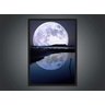 Quadro Decorativo Lua Galáxias Planetas Universo Espaço Decorações Salas Quartos Com Moldura G02 - 4