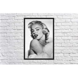 Quadro Decorativo Marilyn Monroe Decorações Salas Quartos Com Moldura G01 - 4